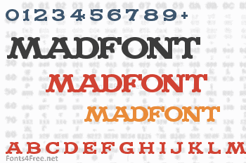 Madfont Regular Font