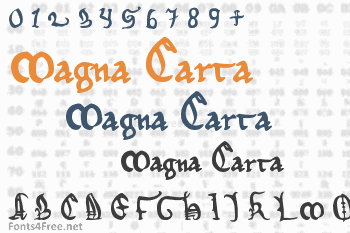 Magna Carta Font