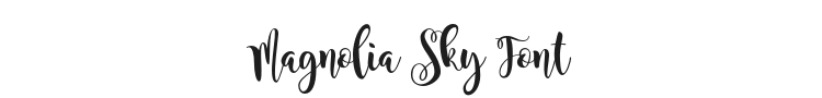 Magnolia Sky Font