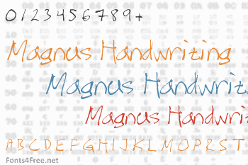 Magnus Handwriting Font