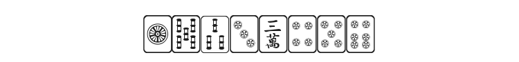 Mahjong Font