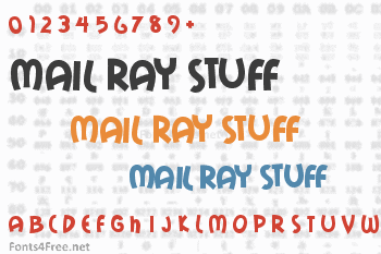 Mail Ray Stuff Font