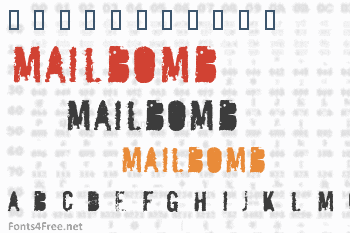 Mailbomb Font