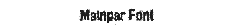 Mainpar Font