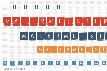 Malermeister Font