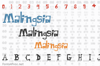 Malingsia Font