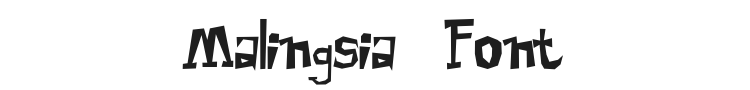 Malingsia Font Preview