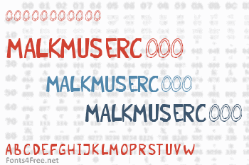 Malkmus Erc 001 Font