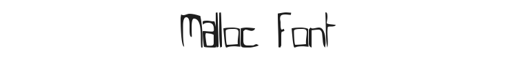 Malloc Font Preview