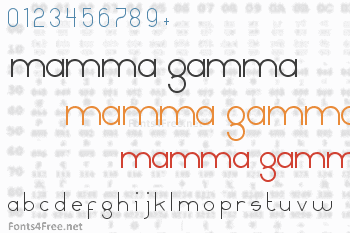 Mamma Gamma Font