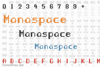Manaspace Font