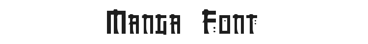 Manga Font