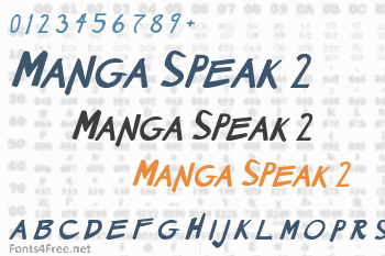 Manga Speak 2 Font