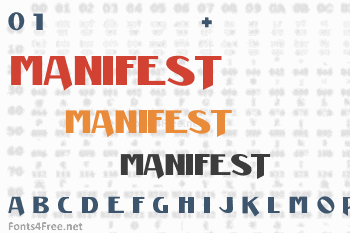 Manifest Font