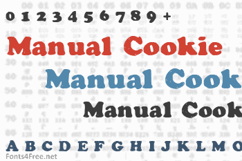 Manual Cookie Bucket Font