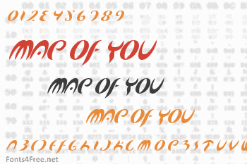 Map Of You Font