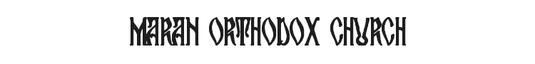 Maran Orthodox Church Font Preview