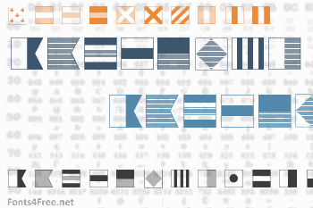 Maritime Flags Font