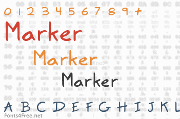 Marker Font