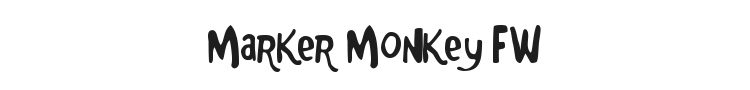 Marker Monkey FW Font