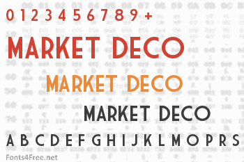 Market Deco Font