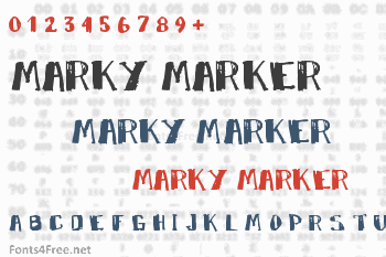 Marky Marker Font