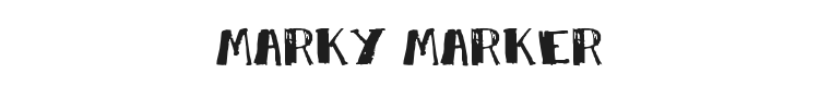 Marky Marker Font