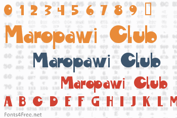 Maropawi Club Font