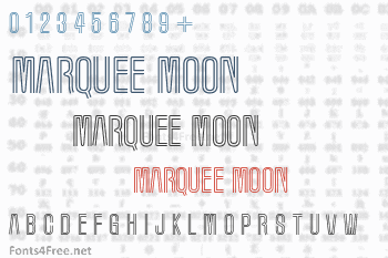 Marquee Moon Font