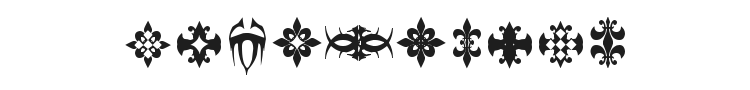 Marquis De Sade Ornaments Font