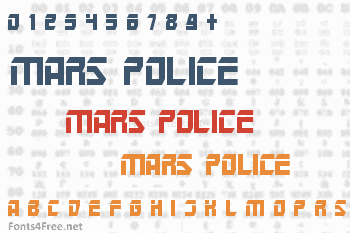 Mars Police Font