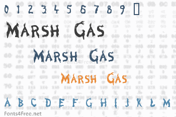 Marsh Gas Font