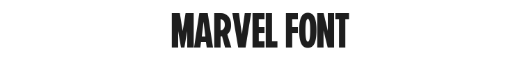 Marvel Display Font Preview