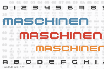 Maschinen Font