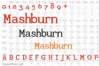 Mashburn Font