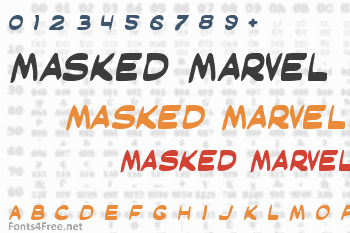 Masked Marvel Font