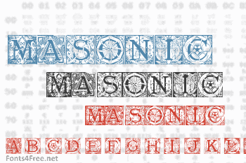 Masonic Tattegrain Font