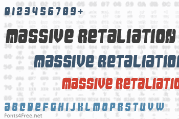 Massive Retaliation Font