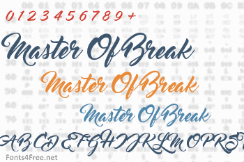 Master Of Break Font