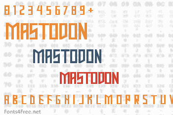 Mastodon Font