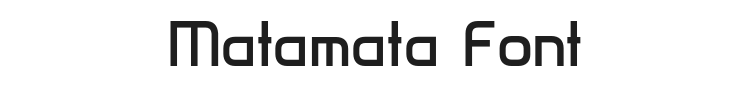 Matamata Font Preview