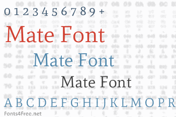 Mate Font