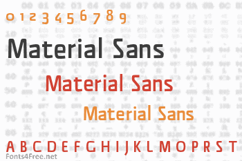 Material Sans Font