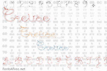 Maternellecolor Creuse Font