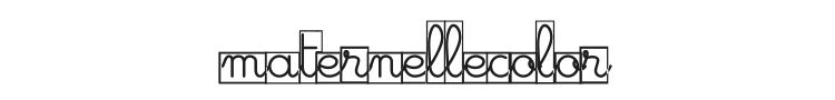 Maternellecolor Cursive Case Font