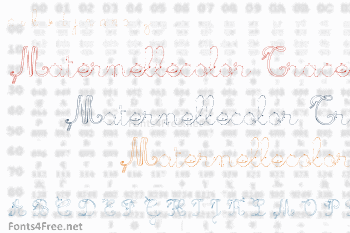 Maternellecolor Trace Font