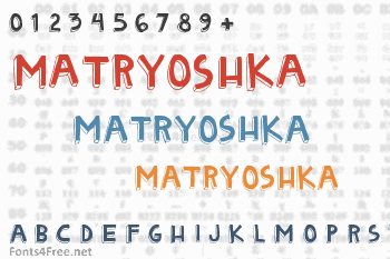 Matryoshka Font