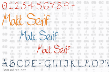 Matt Serif Font