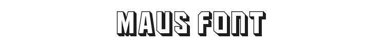 Maus Font Preview