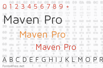 Maven Pro Font Download Fonts4free